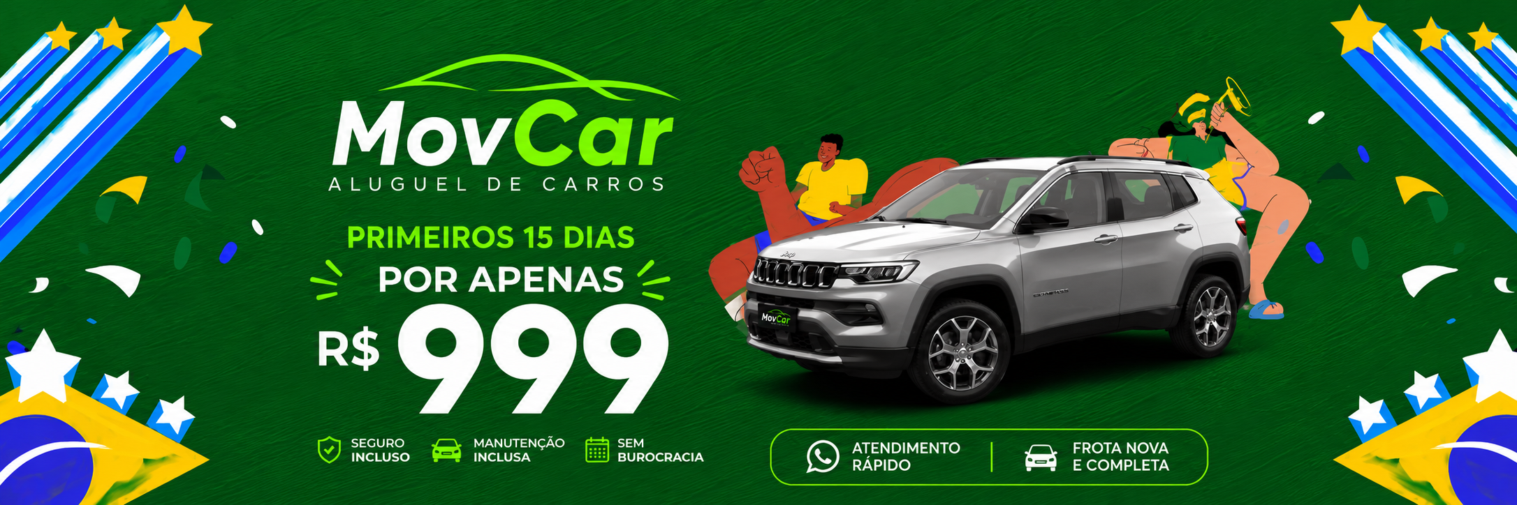 Primeiros 15 dias por apenas R$ 998,90